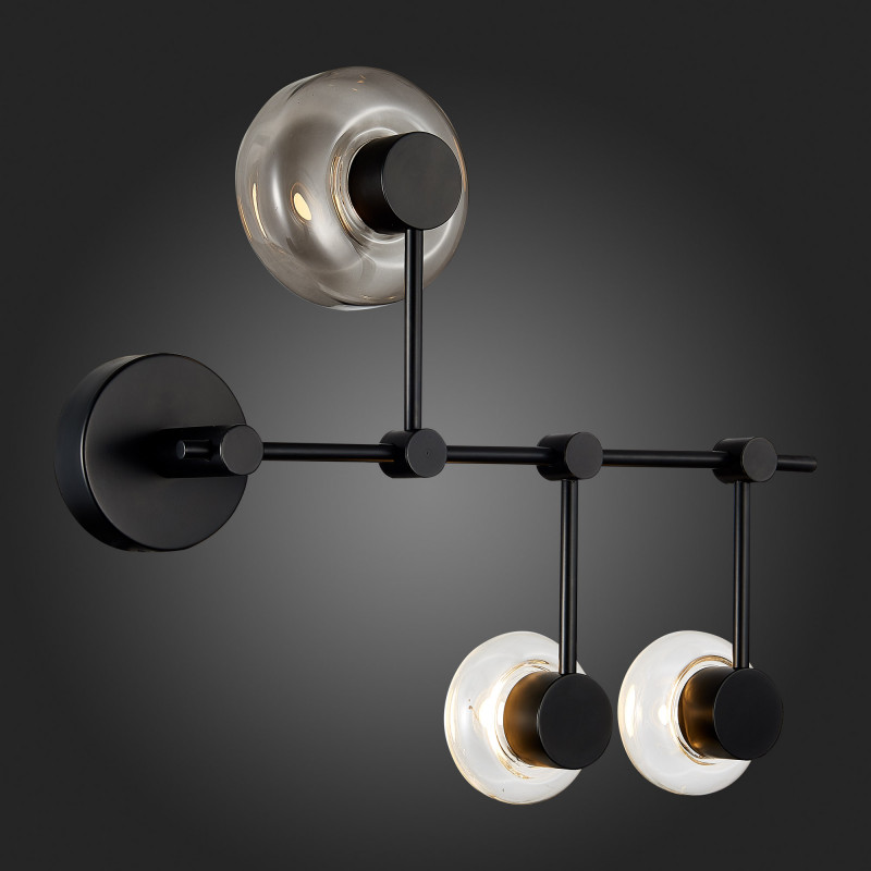Светильник настенно-потолочный 47 см, 9W 3000K ST LUCE VALLO SL6005.401.03 Черный