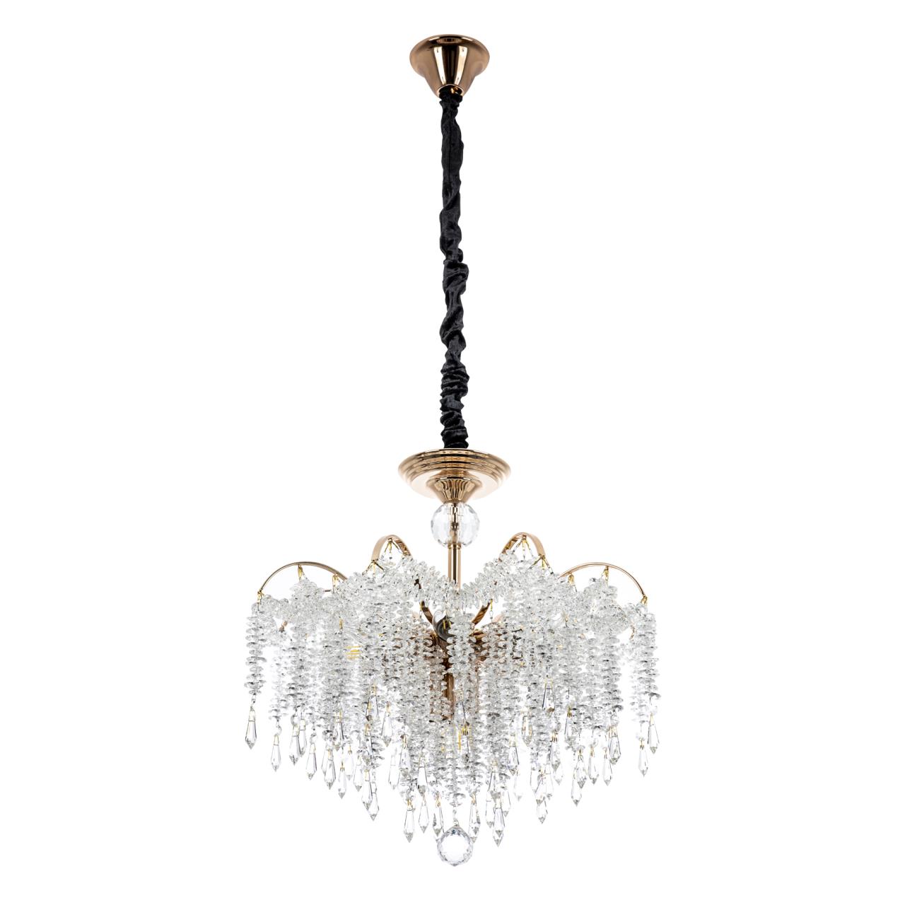 Подвесная люстра 48*48*105 см, Е14 10x40ВтW, Золото MODELUX ML.855.10