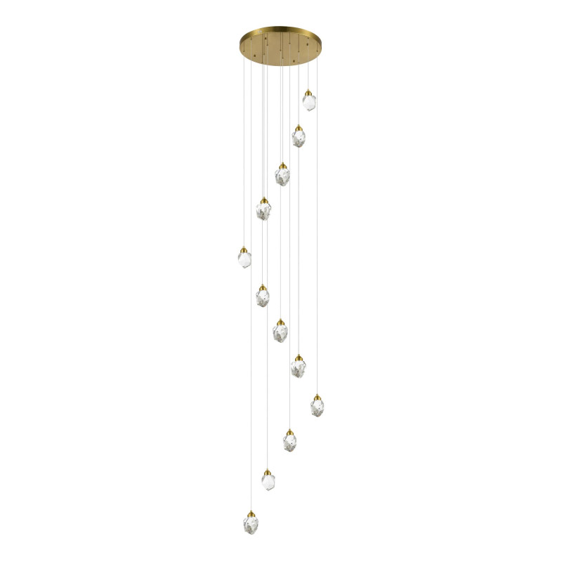 Светильник 62 см, 36W, 3000K, ST Luce Cascato SL6114.203.12, золото