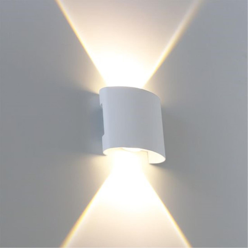 Настенный светильник 8*4*7,5 см, 2*LED*1W 4200K Arte Lamp Bosto A3122AL-2WH белый