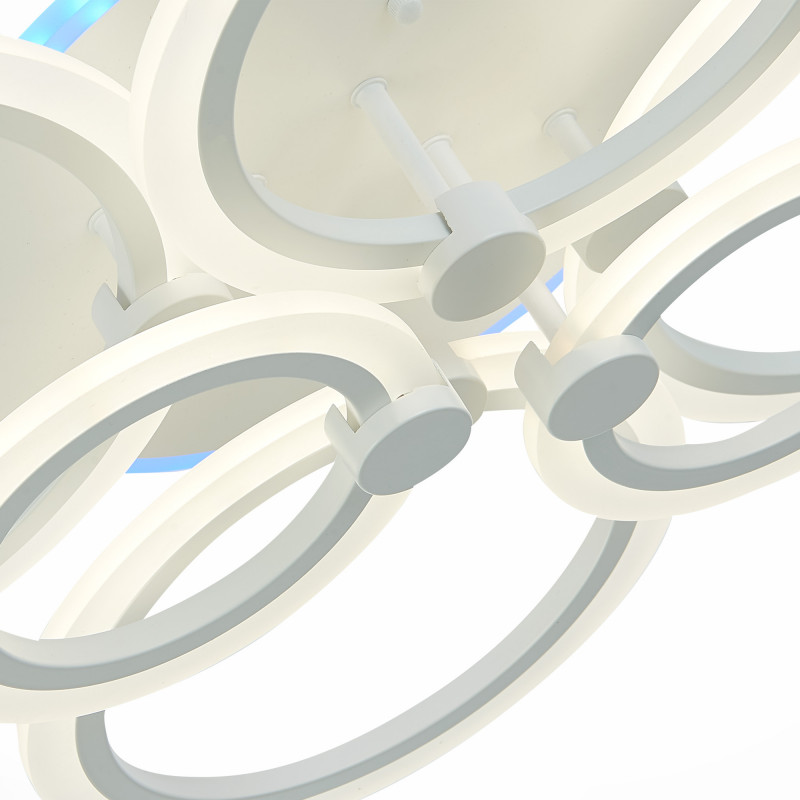 Светильник потолочный 87*60 см, 140W, 3000-6000K  EVOLUCE  CERINA SLE500552-06RGB  Белый