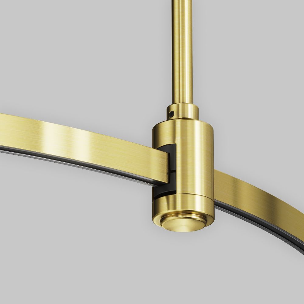 Шинопровод круглый из полукругов 1500мм Flarity латунь Maytoni Busbar trunkings Flarity TRX154-2SR-D1500-BS, Латунь