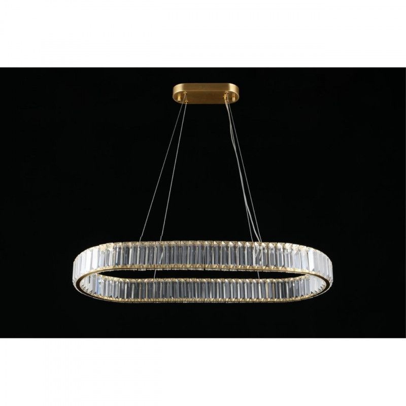 Подвесная люстра 80*35*30-160 см 70W, 3000K, Aployt Nicoletta APL.026.03.70, бронзовый