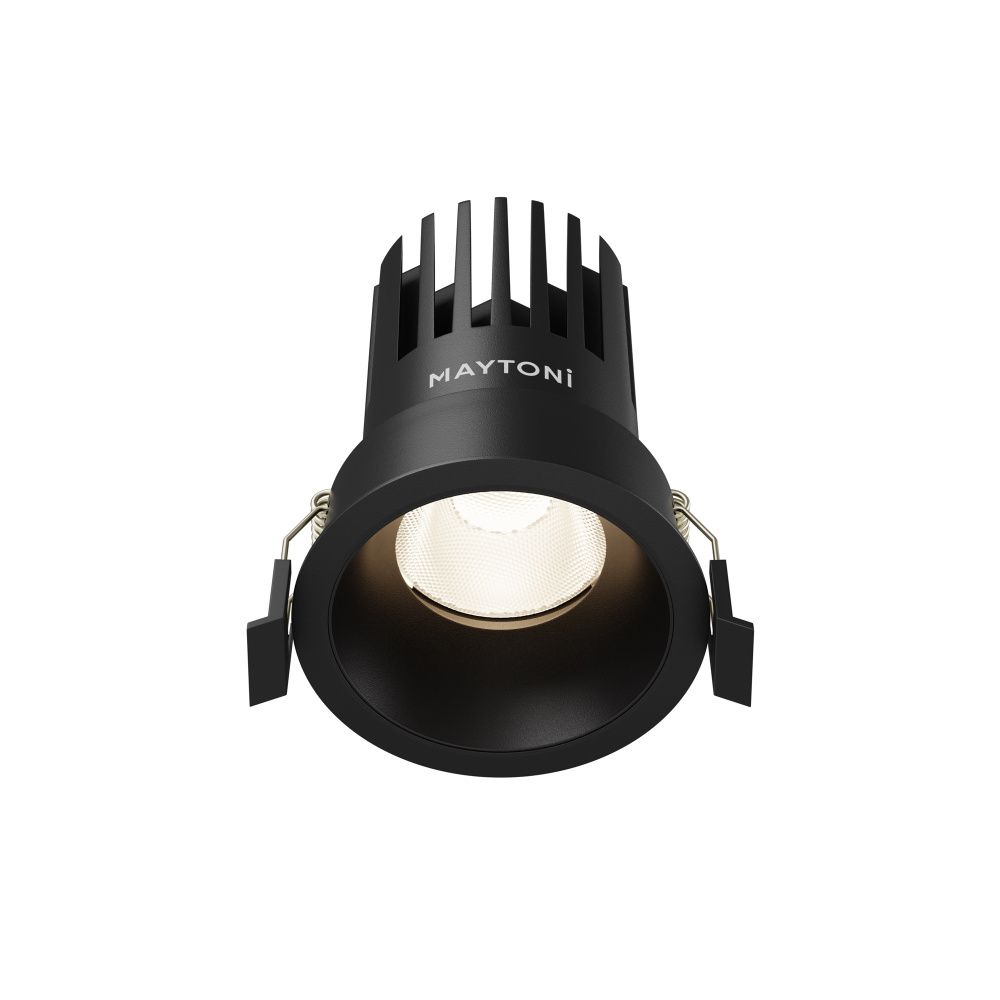 Встраиваемый светильник  DL117-15W-4K-B **-9,8 см, *LED*15W, 4000K, Maytoni technical Dip DL117-15W-4K-B, Черный