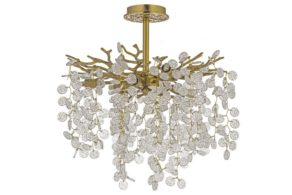 Люстра потолочная *47*54 см, 6*G9*40W, Dio D`arte Tavenna Antigue Tavenna H 1.3.46.102 A, Антик