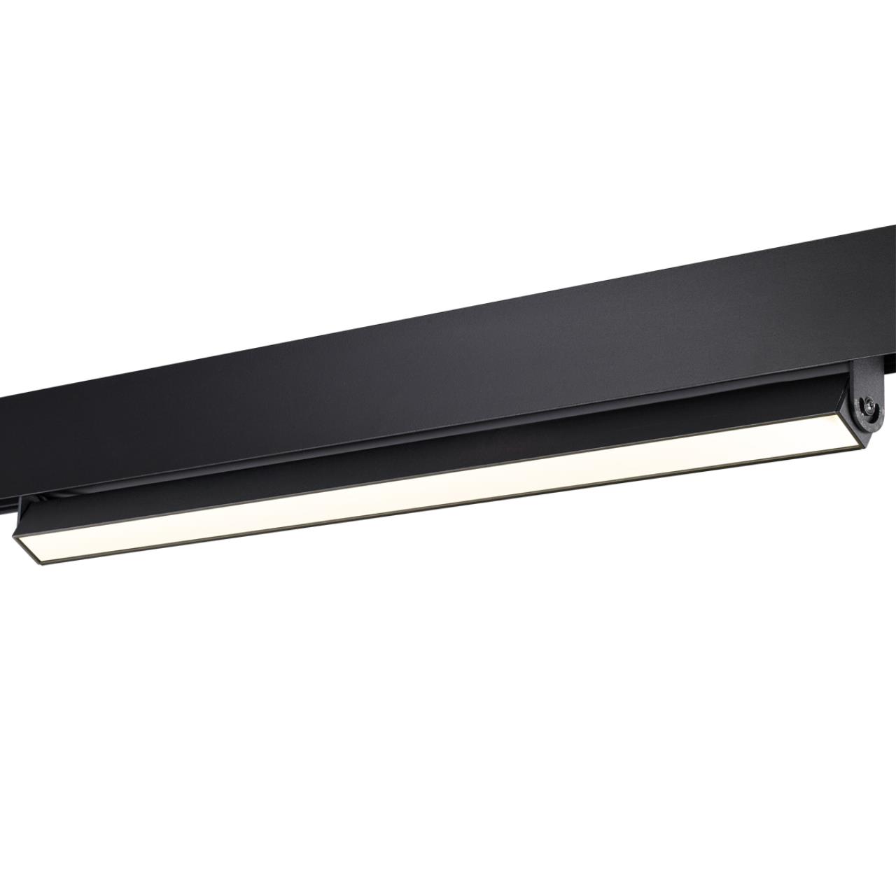 Трековый светильник для низковольтного шинопровода LED Novotech Flum 358541, LED, 4000K, черный