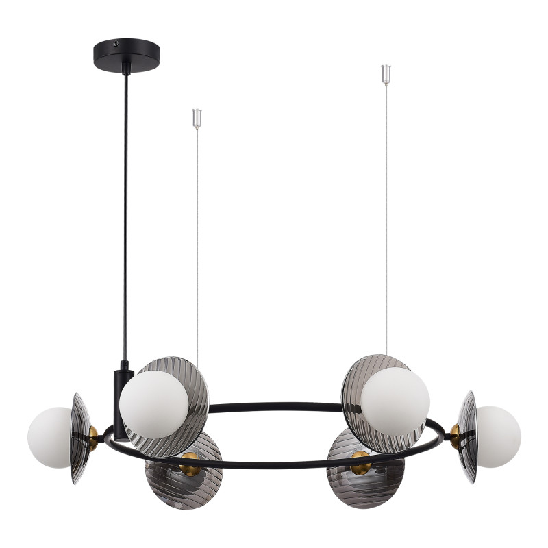 Светильник подвесной NOON 6*G9*5W 4000K ST LUCE SL1521.413.06 черный