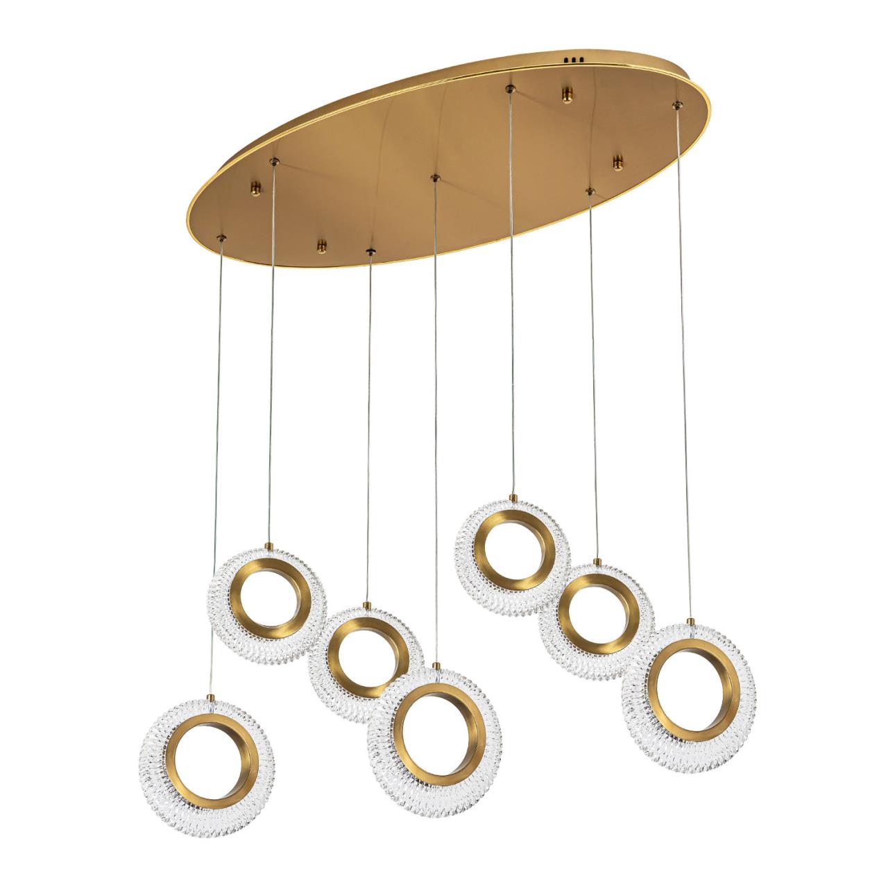 Подвесной светильник 40*80 см, 48W, 4000К MODELUX ML.89023.7 BS бронза