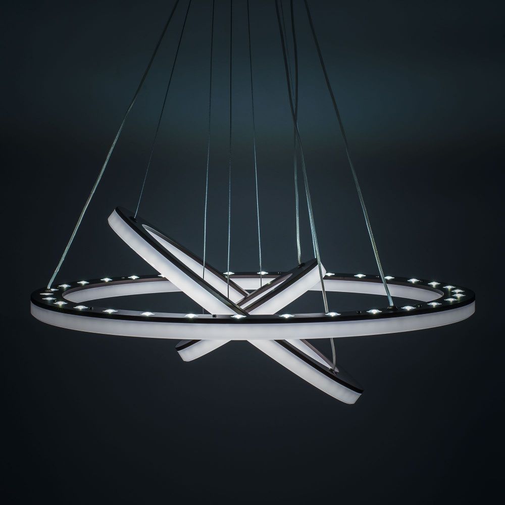 Светильник 65 см, 104W, 3000-4200K с пультом Citilux Электрон CL710A105S, венге