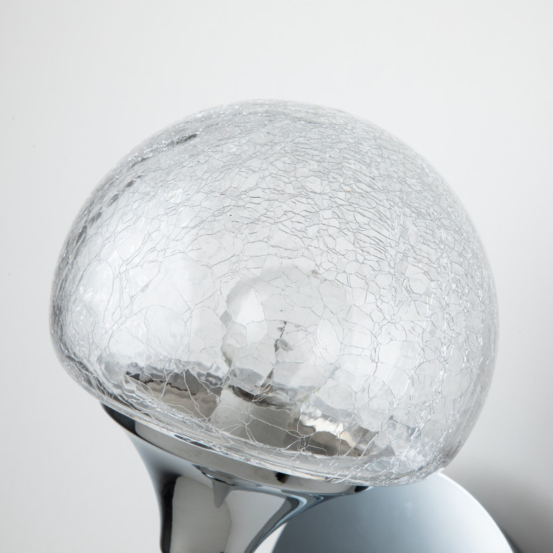 Бра Favourite Impulse 2971-1W, D220*W150*H330, хром, плафон из стекла с эффектом кракле