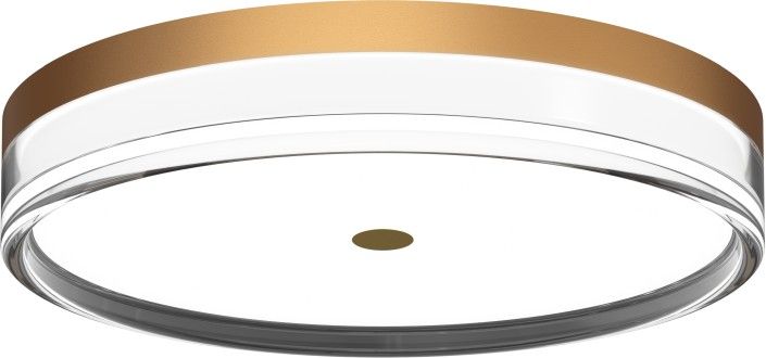 Люстра потолочная 30 см, 24W, 3000-6000K, Stilfort 4047/05/03C, золото