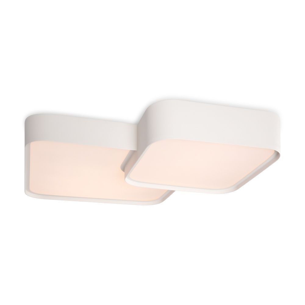 Светильник 50*50*-9 см, *LED*84W, 3000-7000K, Freya Площадь/Square FR6095CL-L84W, Белый
