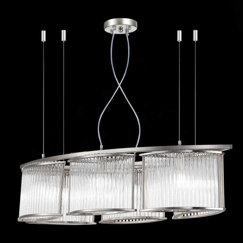 Люстра подвесная 89*33 см, ST LUCE VELLETRI SL1627.103.06 Хром