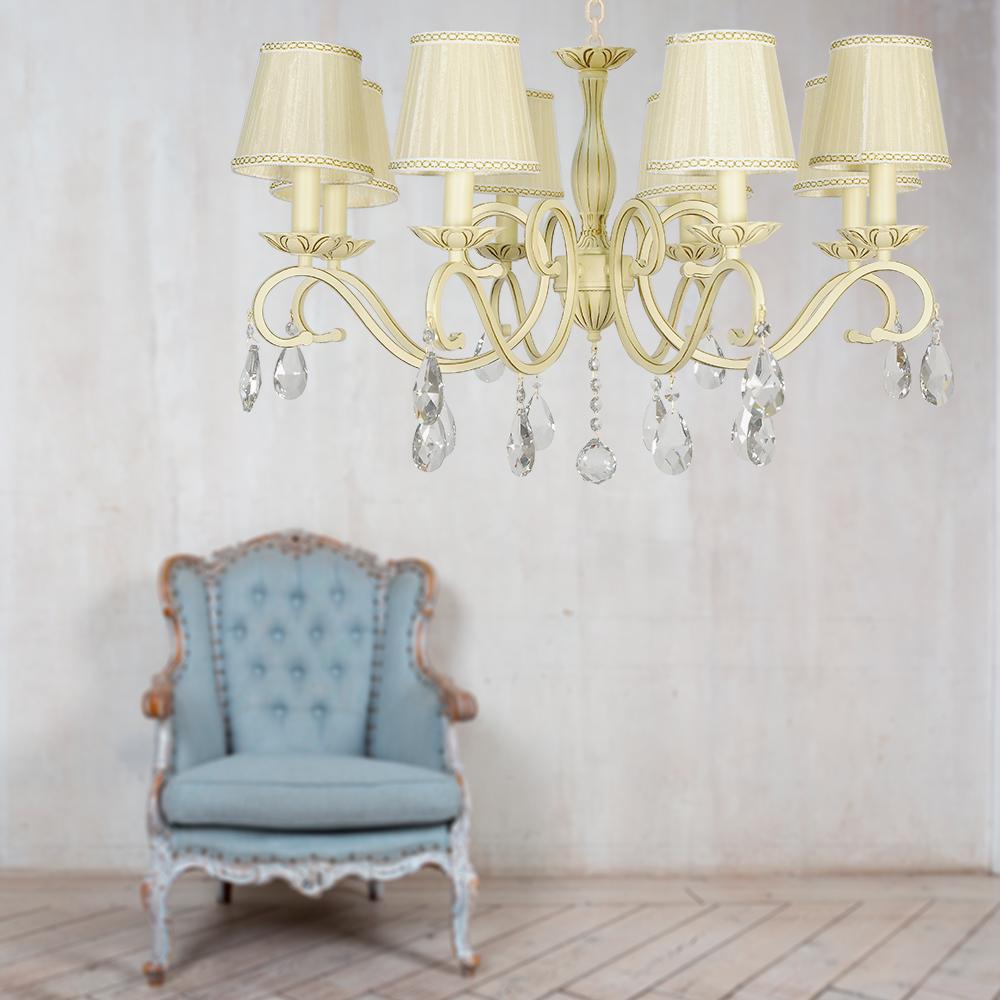 Люстра *67*42 см, 8*E14*40W, Arti Lampadari San Montano San Montano E 1.1.8 C, Кремовый