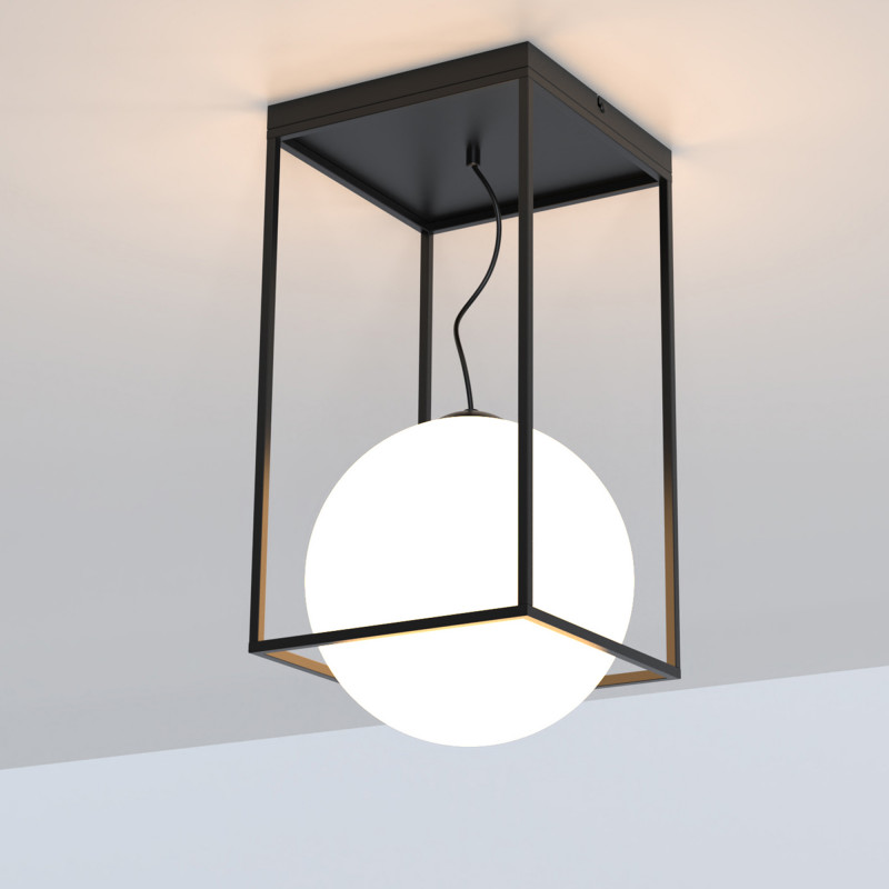 Светильник 28,5*28,5*53,5 см, E27 * 1 20W,  Mantra Desigual 7604, черный