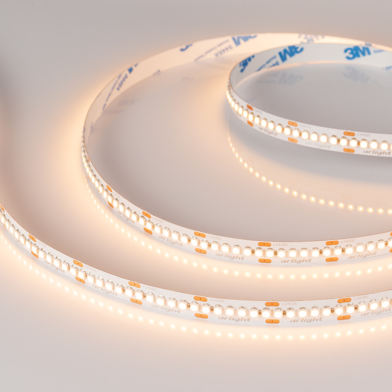 Лента RT 6-3528-240 24V Warm2700 4х (1200 LED) (Arlight, 19.2 Вт/м, IP20) 017428. Цена указана за 5 метров. Продается кратно 5 метрам.