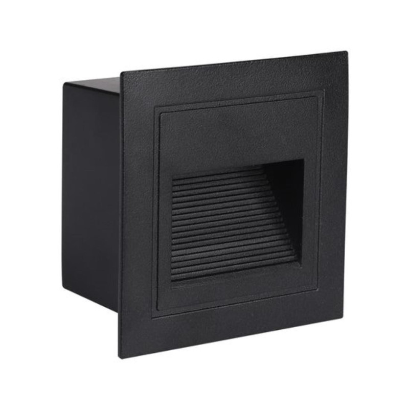 Встраиваемый светильник 8,5*5*8,5 см, 1*LED*5W 4200K Arte Lamp Piazza A7325IN-1BK черный