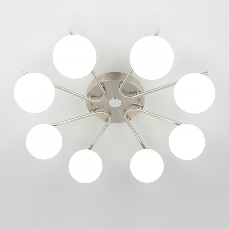 Люстра 78*20 см, LED*90 W, 3000-5500 К, Матовый хром Citilux Адам CL228A181