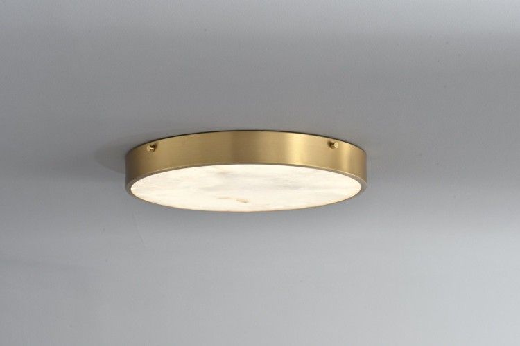 Светильник 30-5 см, 1*LED*24W, 3000K, Belfast Devon 3395-3 BR MB, Латунь