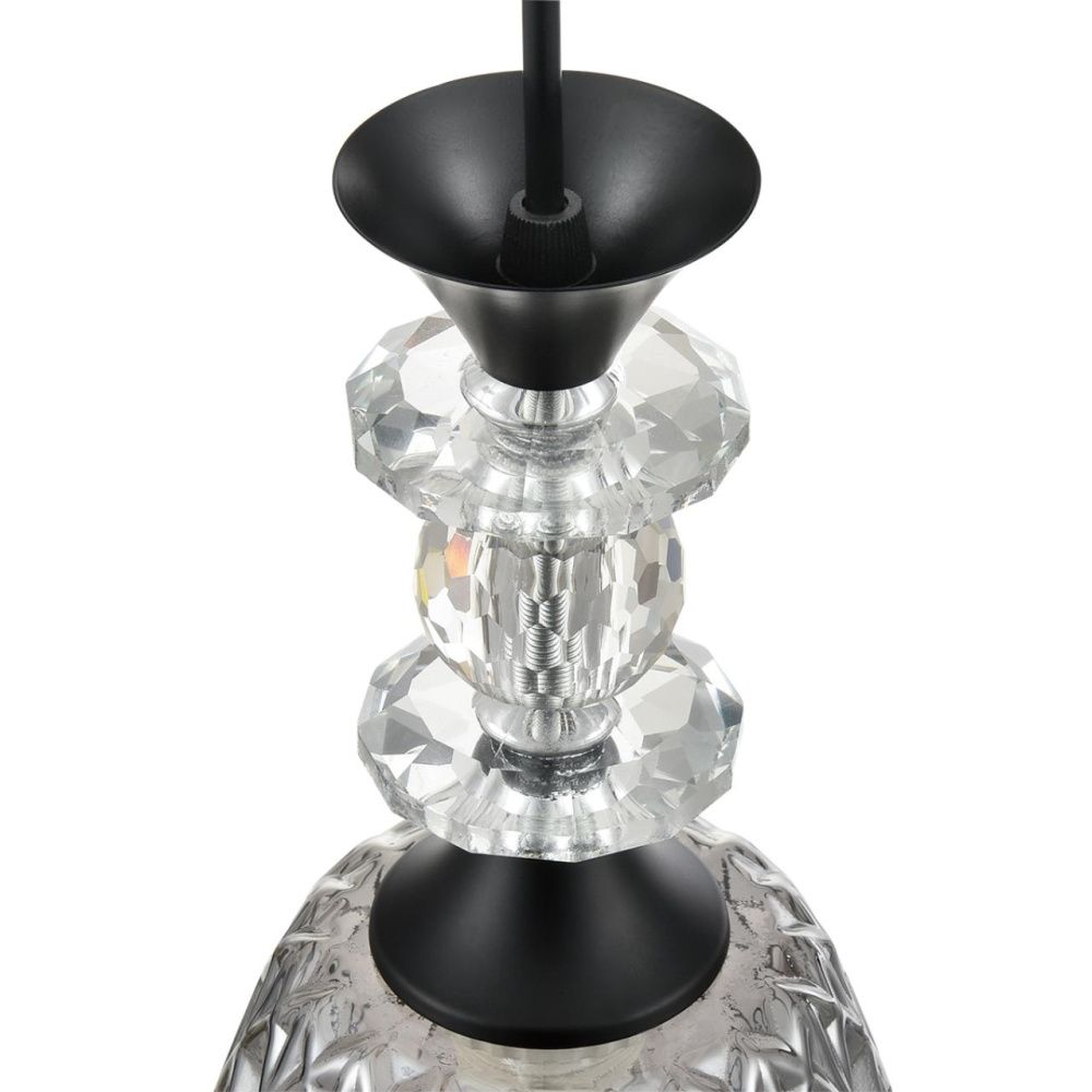 Светильник подвесной 80 см, 1*E27*60W, Lumion Elenika 8057/1A, черный