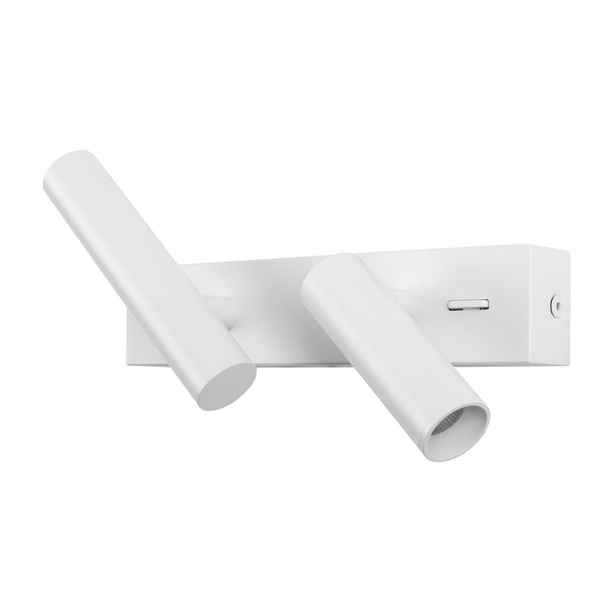 Настенный светильник 23*4*7 см, 2*LED*3W 3200K LOFT IT Sign 10260/2W White белый