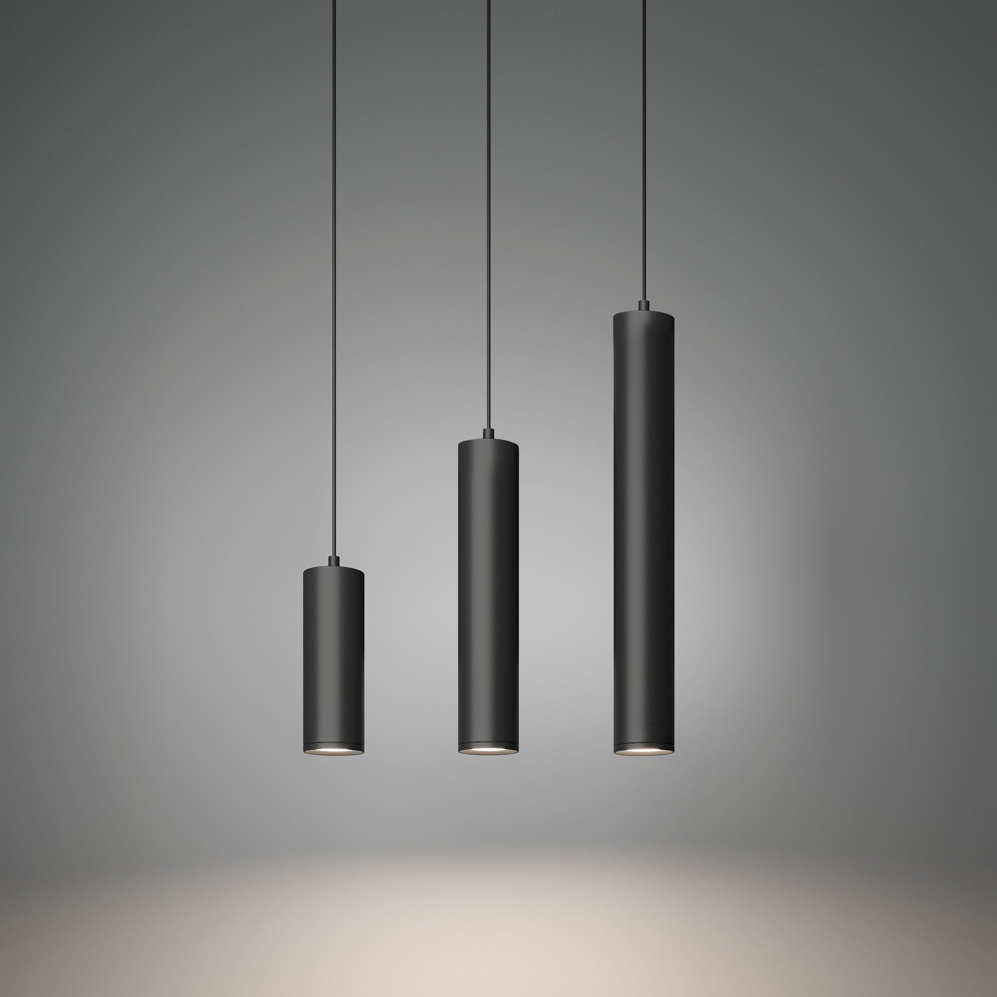 Подвесной светильник LED 7W, 4000 К, 118*6*6 см, черный, Elektrostandard Base 50246 LED