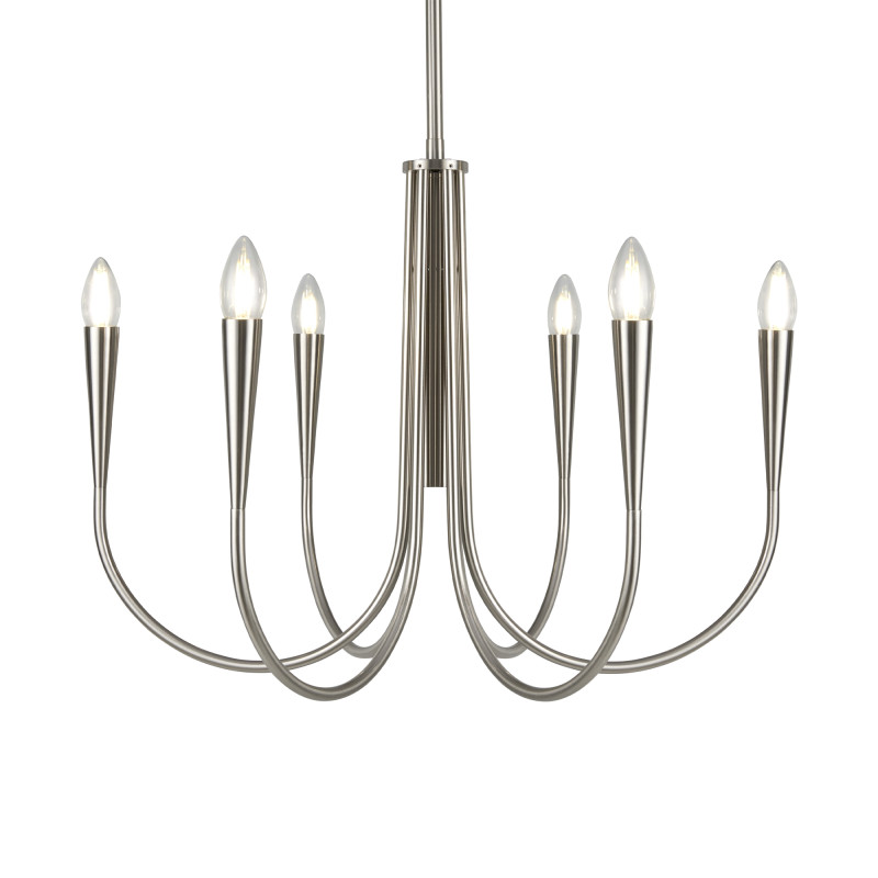 Светильник 63 см, Freya Branches FR5253PL-06N, никель