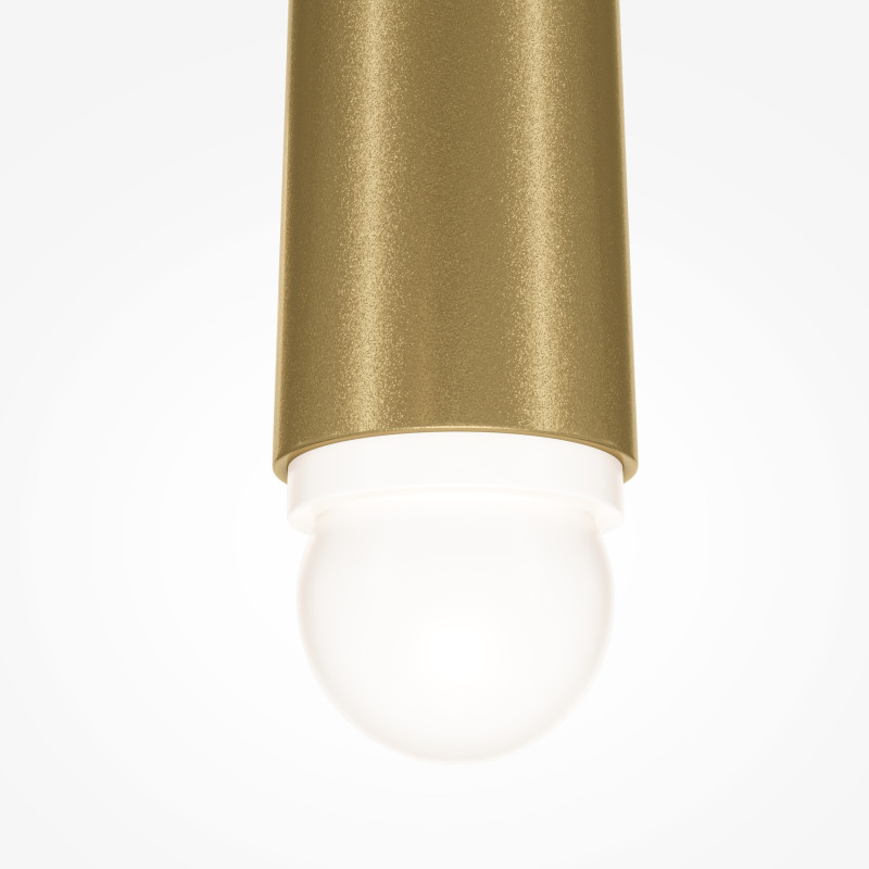 Подвесной светильник 3,5*3,5*368,8 см, LED, 6W, 2600К-3500К, Maytoni cascade MOD132PL-L6BSK латунный