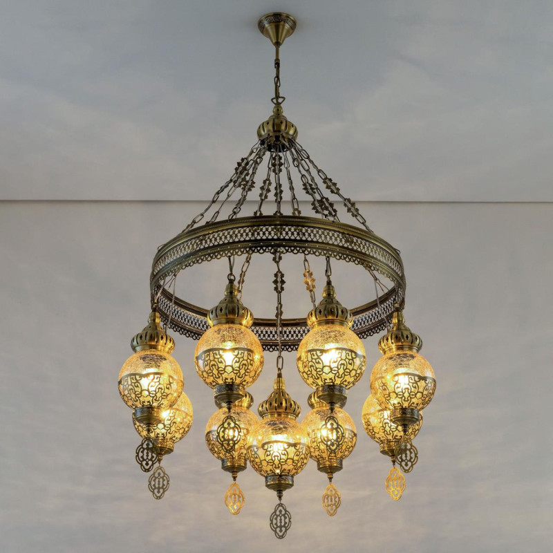 Люстра 80 см Citilux Каир CL419183 бронза