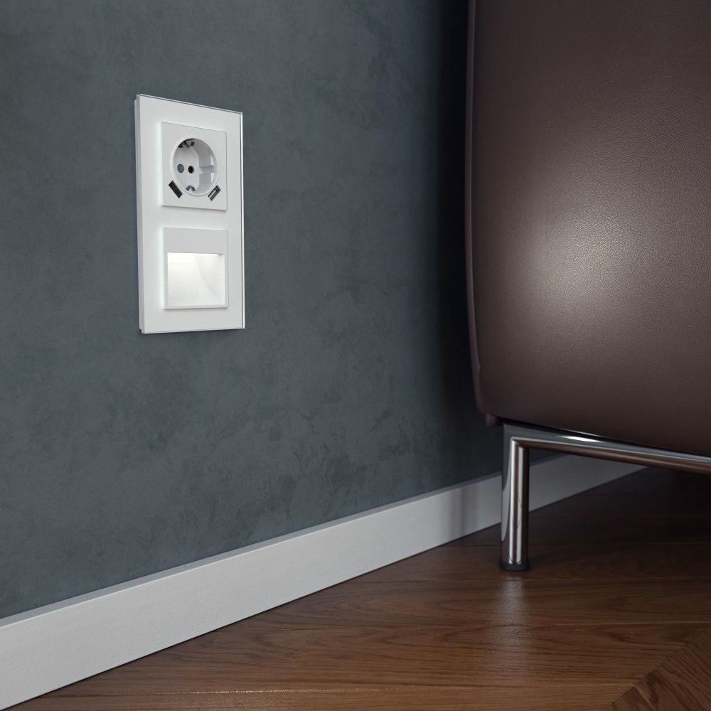 Встраиваемая LED подсветка 1W, 4000K (белый) W1154101 Werkel 4690389155307