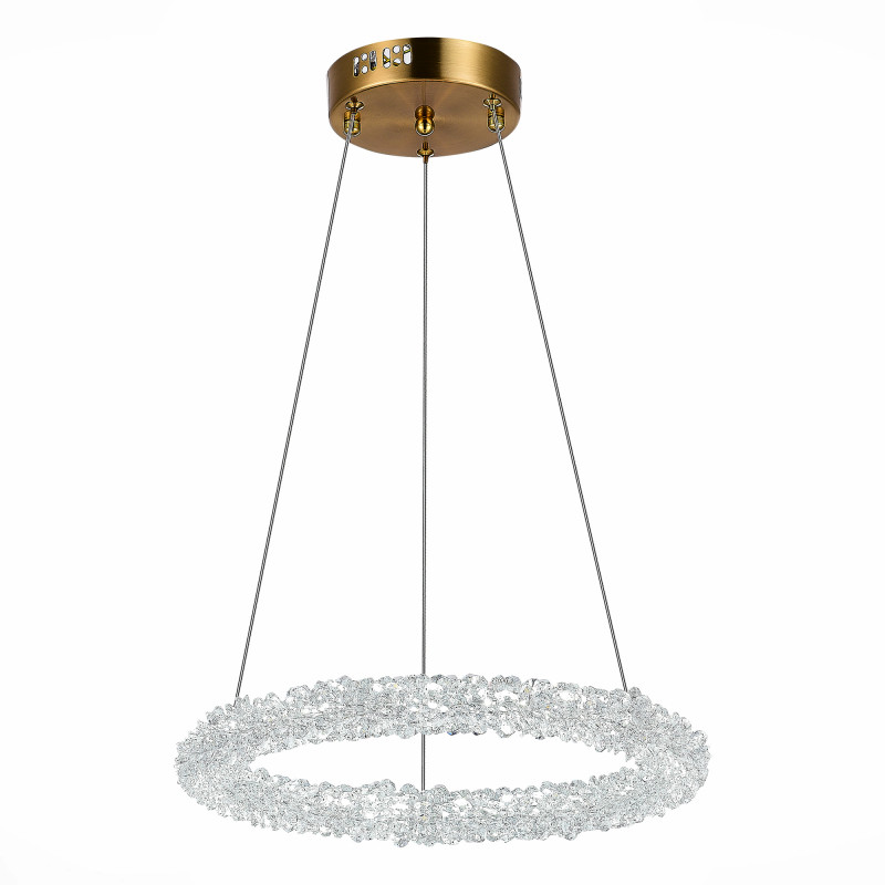 Люстра подвесная 40 см, 25W 3000 - 6500K ST LUCE AVANA SL6110.203.01 Золотистый