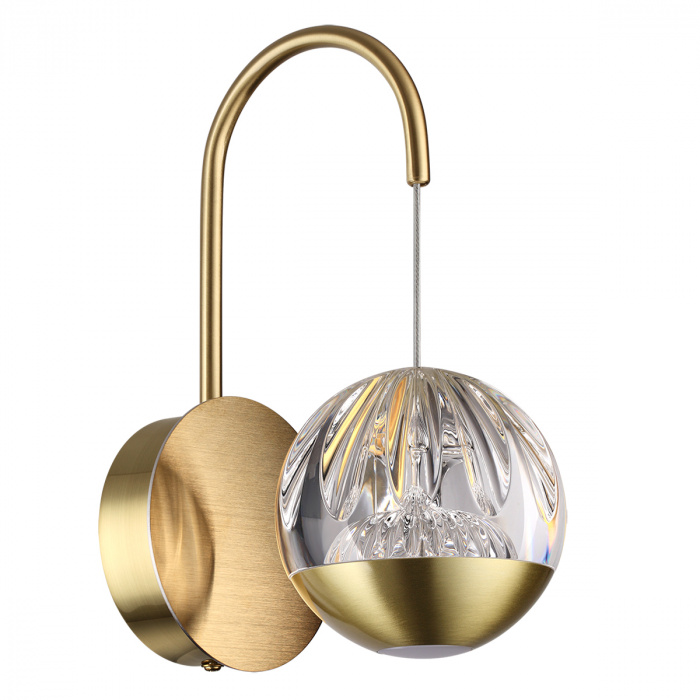 Светильник 26 см, 5W, 300Лм, Odeon Light 5101/5WL, латунь