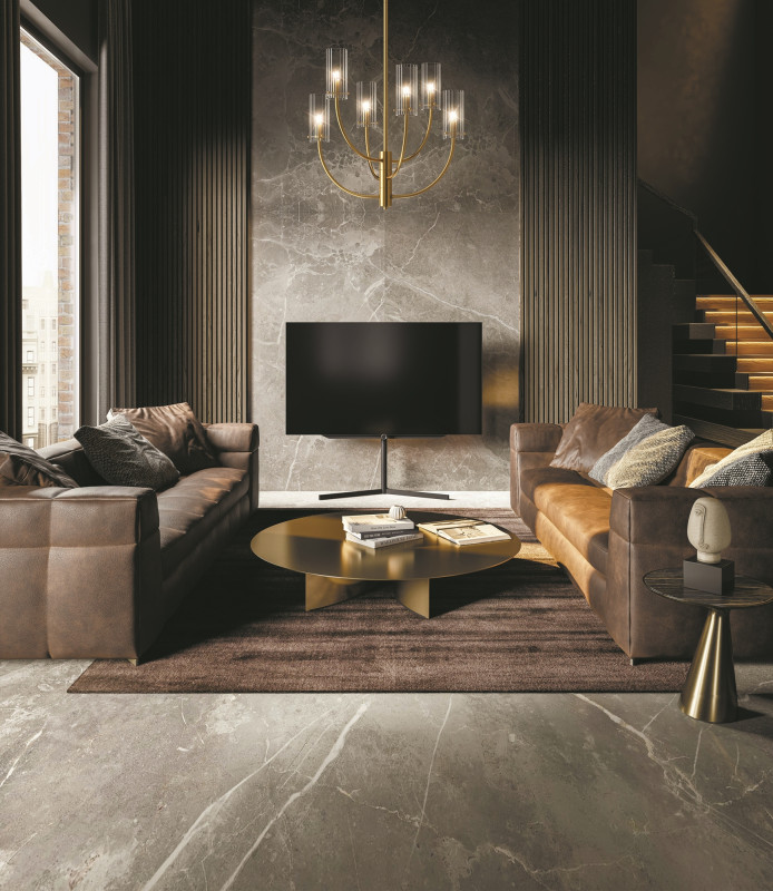 Светильник 61 см, Maytoni Arco MOD223PL-06BS, латунь