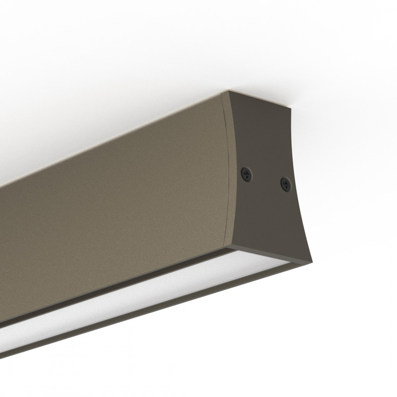 Линейный светильник 40,66*4,7*6,8 см, LED *  14W, 3000К Mantra Hanok 7953, коричневый