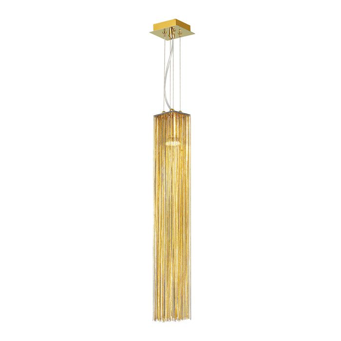Подвесной светильник Odeon Light Luigi 4137/1 золото, диаметр 8 см