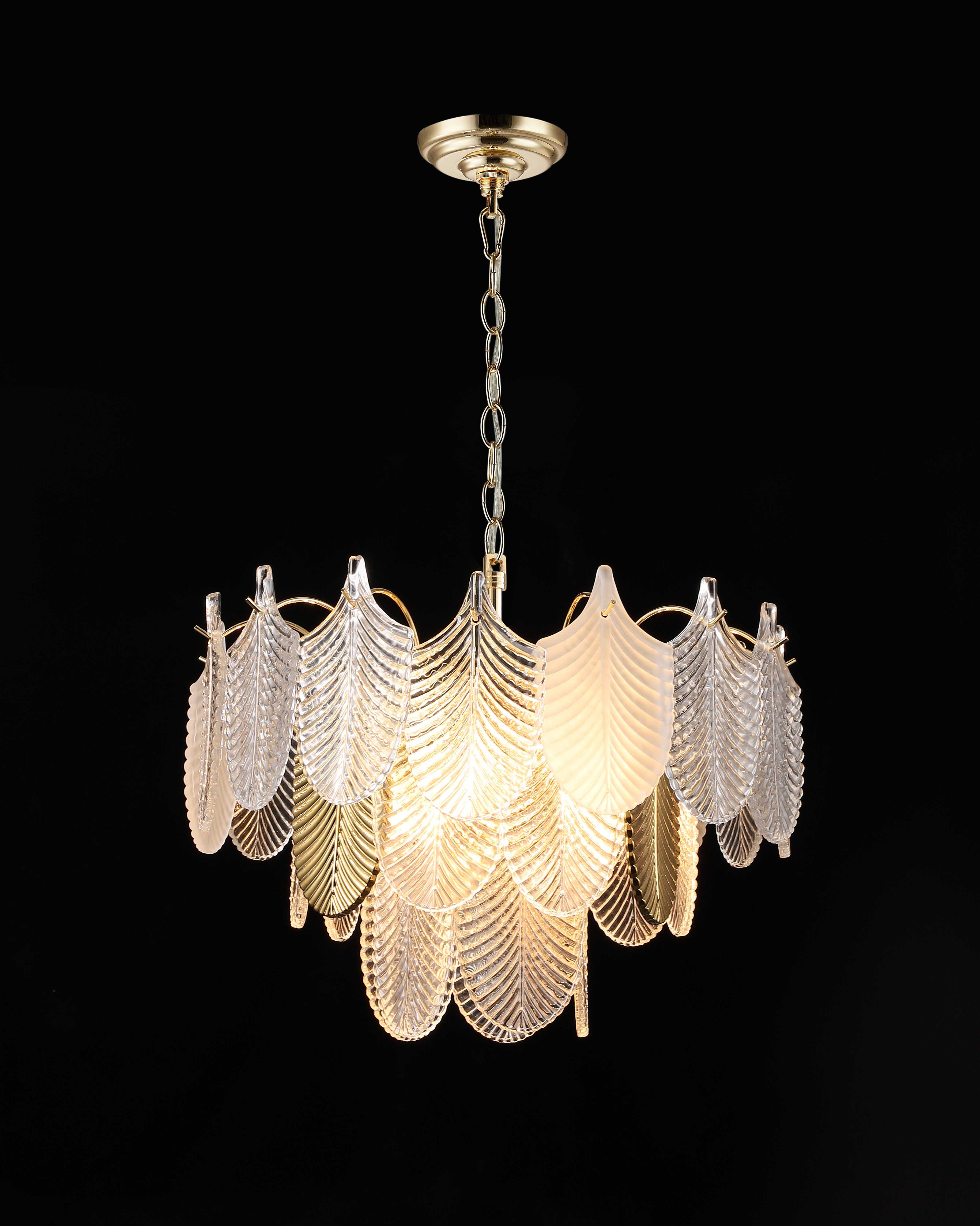 Люстра  450*320, 6*E14, 40W NewRgy Cristallo 28G-D450 GOLD, Золото