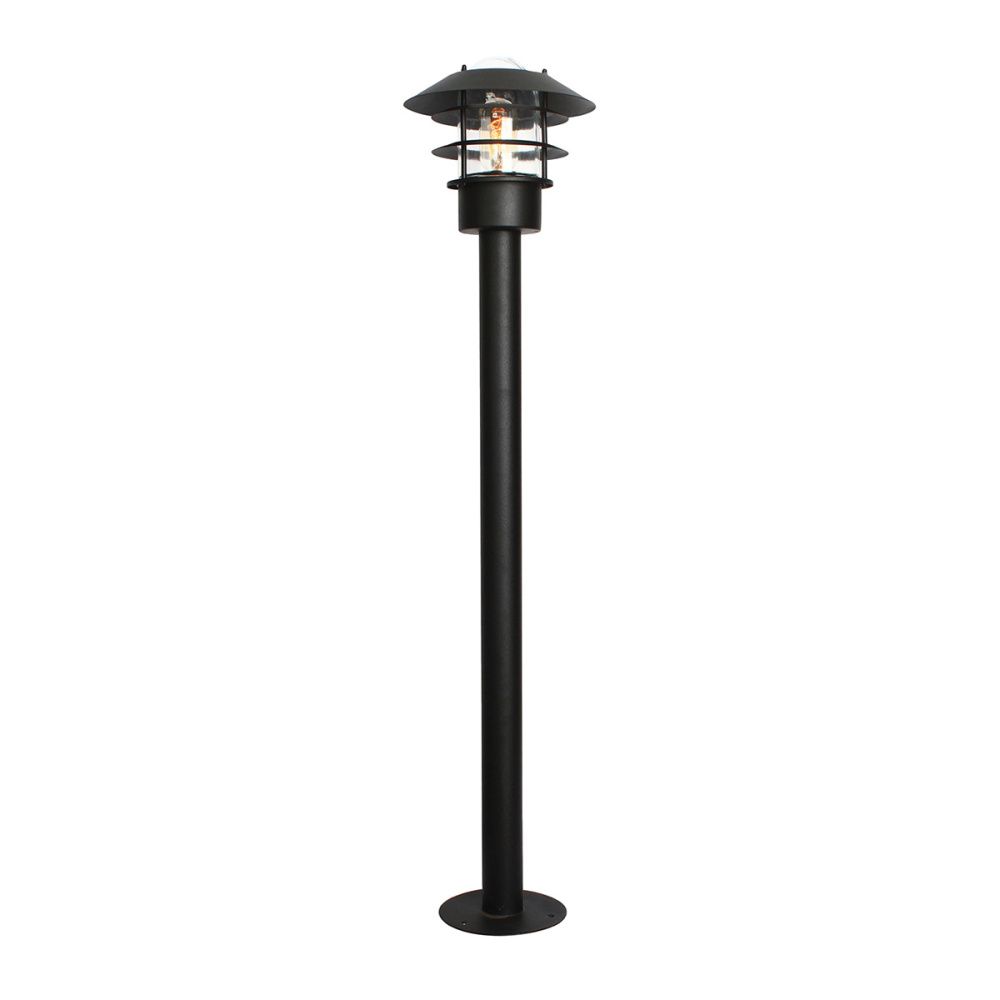 Фонарный столб *22*118 см, E27*60W, Natural Concepts Elstead Lighting Helsingor KL-TAULBEE15, черный, латунь