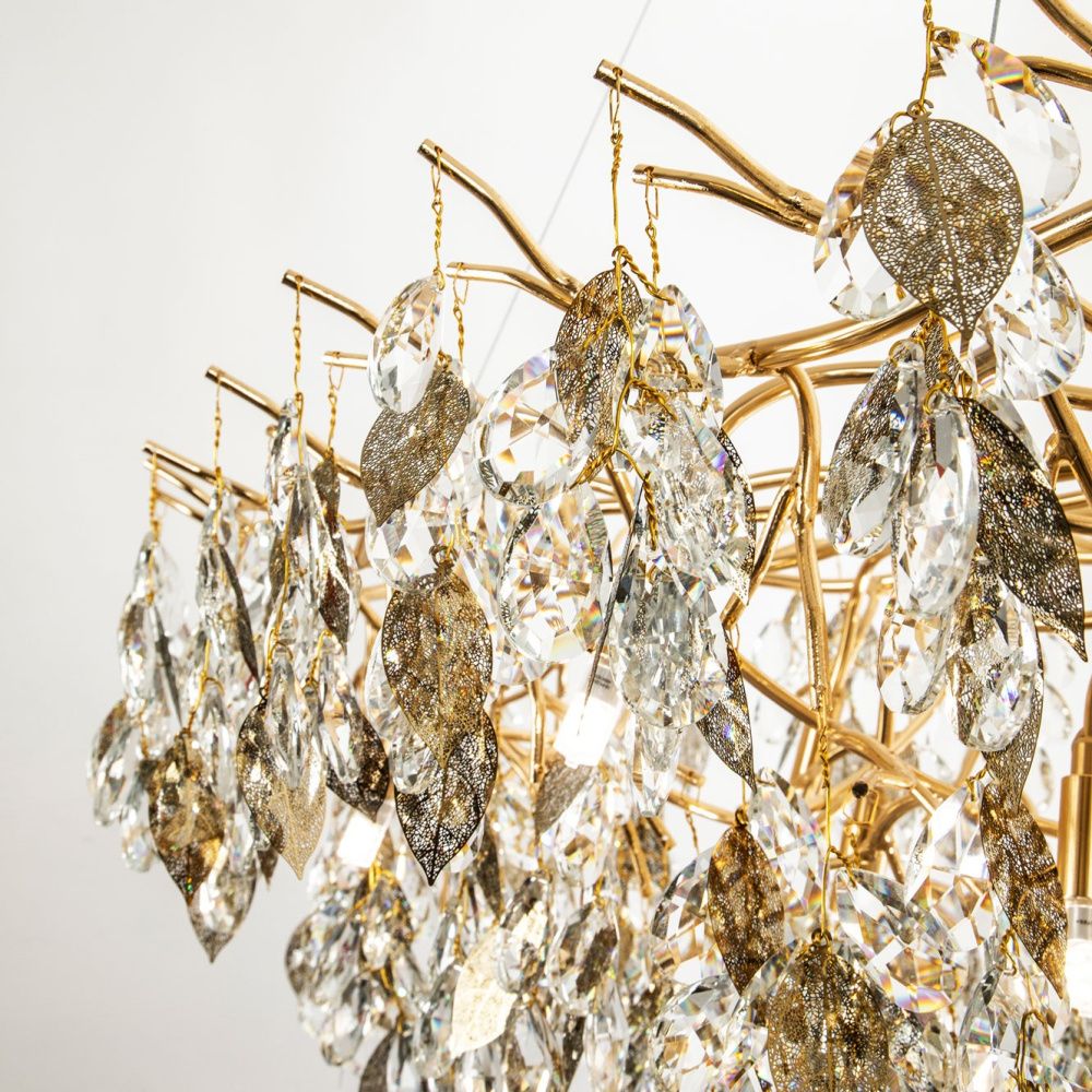 Подвесная люстра 160*70*100 см, G9 20xG9W, , Золото MODESTYLE MS.2111.1600 GD