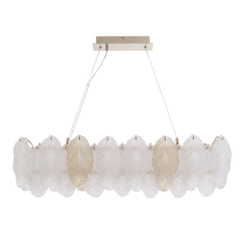 Подвесная люстра 95*16*-170 см, 1*LED, 24W, 3000K, ST-Luce Lightsome SL6135.233.01, золотой
