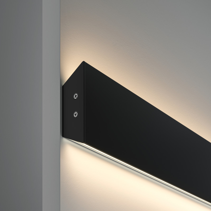 Алюминиевый профиль 2000*48,3*18 мм для светодиодной ленты Maytoni Led strip ALM-1848-B-2M