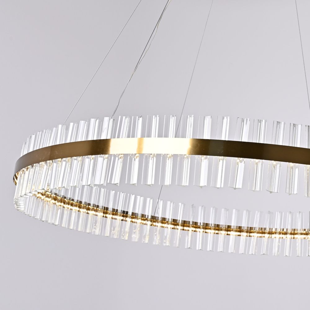 Подвесная люстра Saturno Not Baroncelli Suspension D150 150*150*150 см, 1*LED*50W, ImperiumLoft 40.1643-0, Золотистый