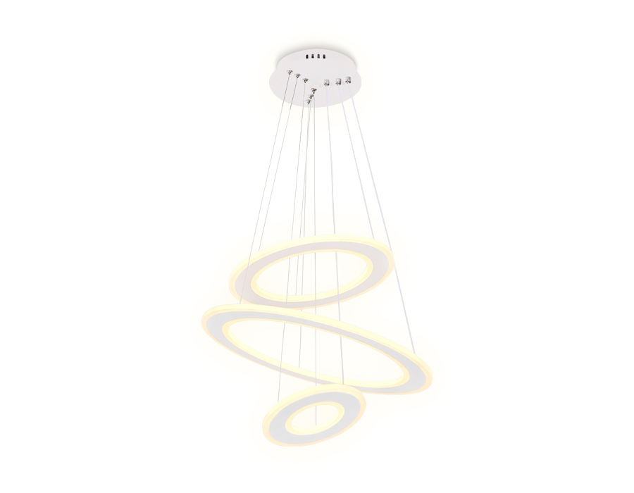 Светильник подвесной 47*63 см,  160W, 3000К, белый Ambrella Acrylica Original FA432