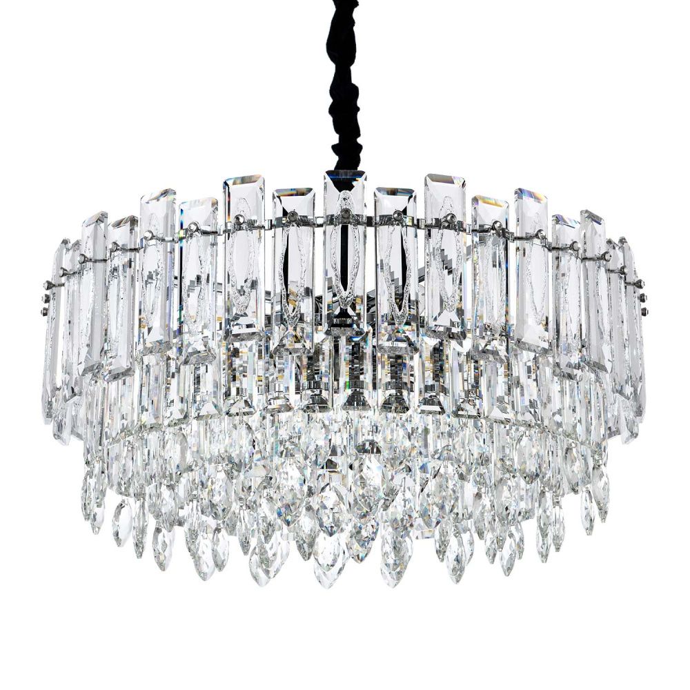 Подвесная люстра 60x58x50см, Е14, 12x40Вт, , Modelux ML.7082.12 CR Хром