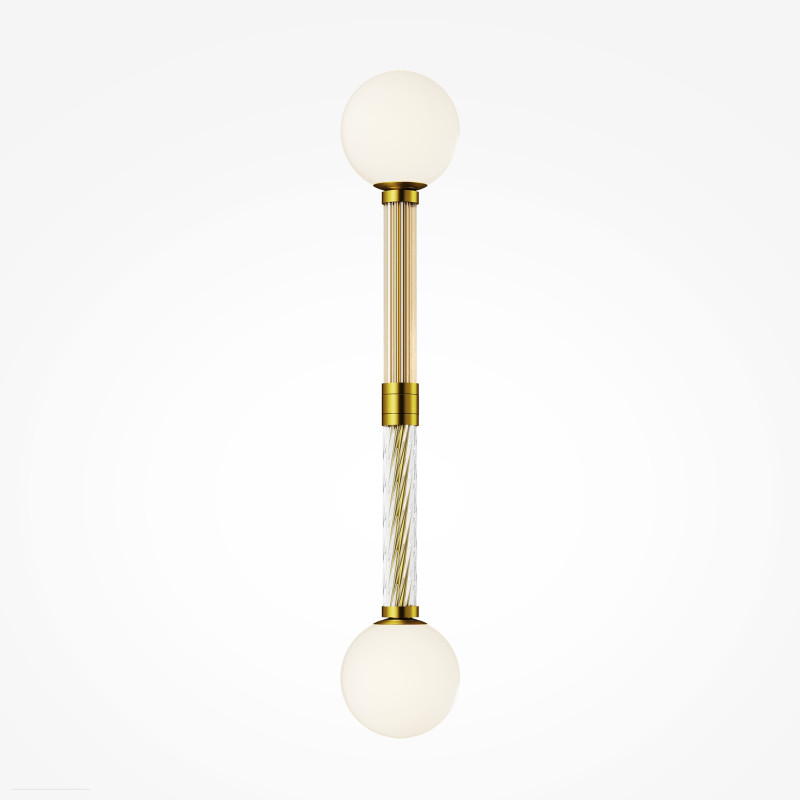 Бра 70*70*70 см, 2*G9, 28W, Maytoni TEATRO MOD287WL-02BS латунный