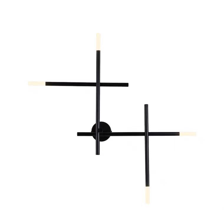 Настенное бра TRAVERSE WALL Black H98 98*98*98 см, 4*G4*20W, 4000K, ImperiumLoft TRAVERSE-WALL01, Чёрный
