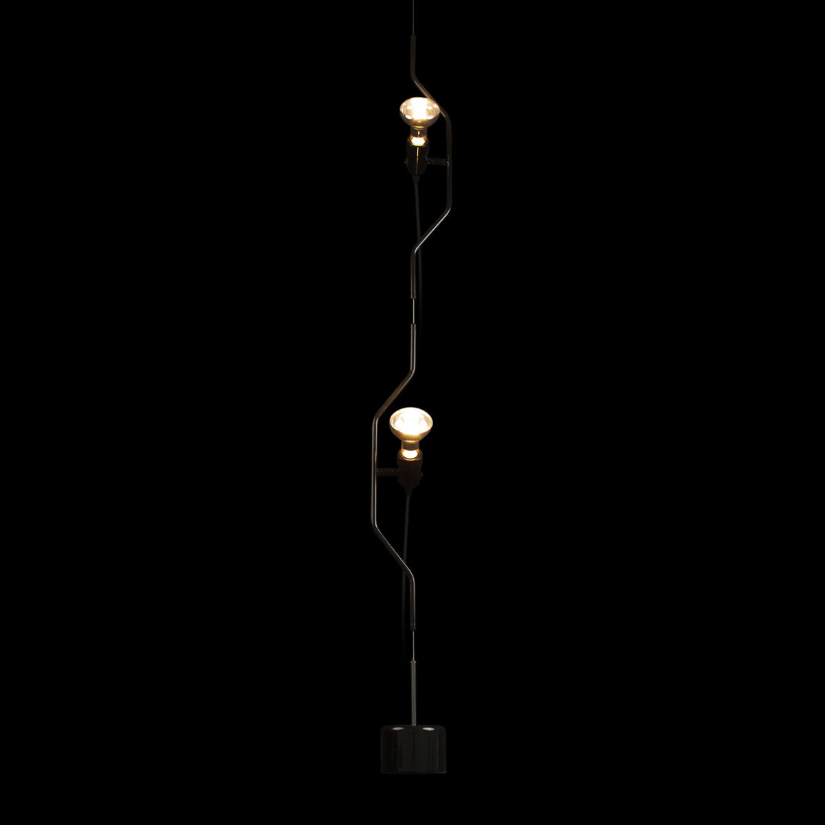 Подвесной светильник 11*400 см, 2*E27*40W LOFT IT Parentesi 10346/2 Black черный