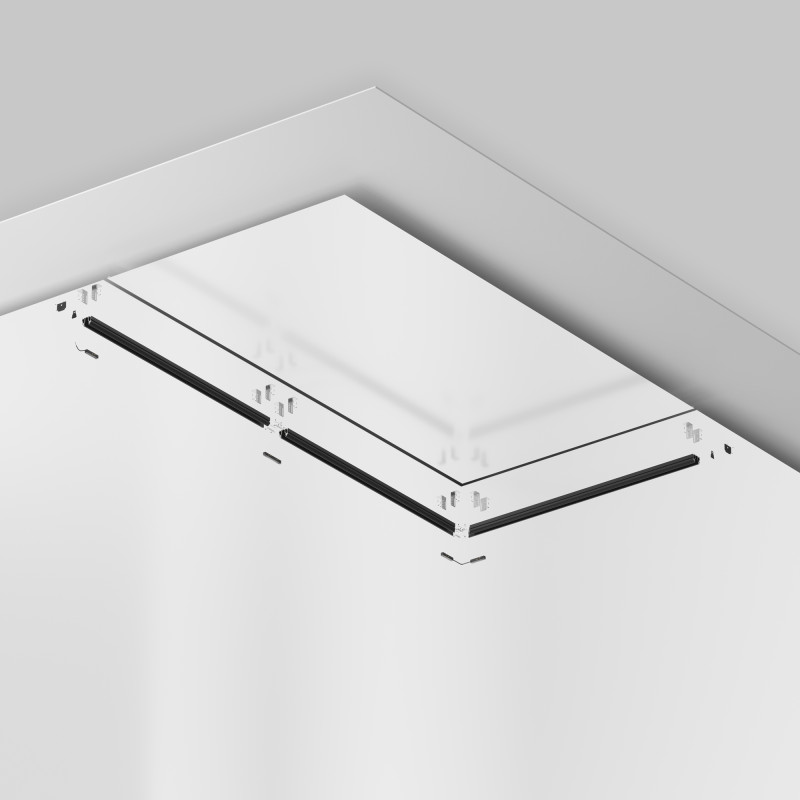 Шинопровод 200 см встраиваемый для натяжного потолка Maytoni Busbar trunkings Exility TRX034-SCH-422B, черный