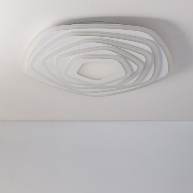 Потолочная люстра Citilux Триест Смарт CL737A55E, 115W LED, 3000-5500K, белый