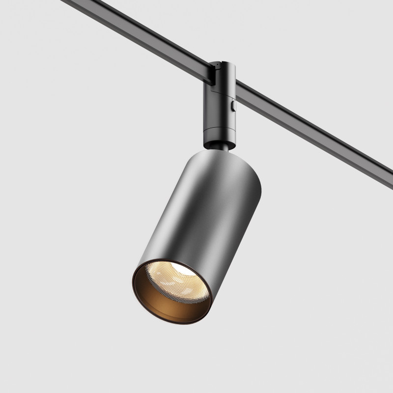 Трековый магнитный светильник 6 см, 15W, 3000K, Maytoni Focus Led TR201-1-15W3K-M-B, черный