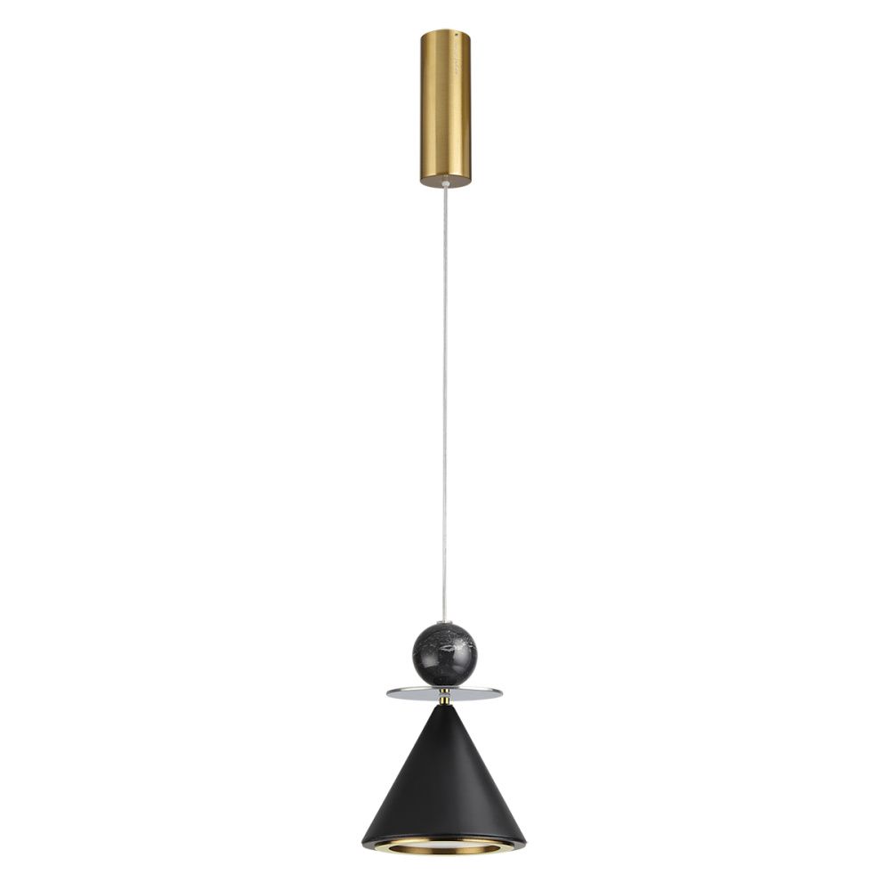 Светильник 15 см, 10W, 3000K, Odeon Light 5475/10LE, латунь